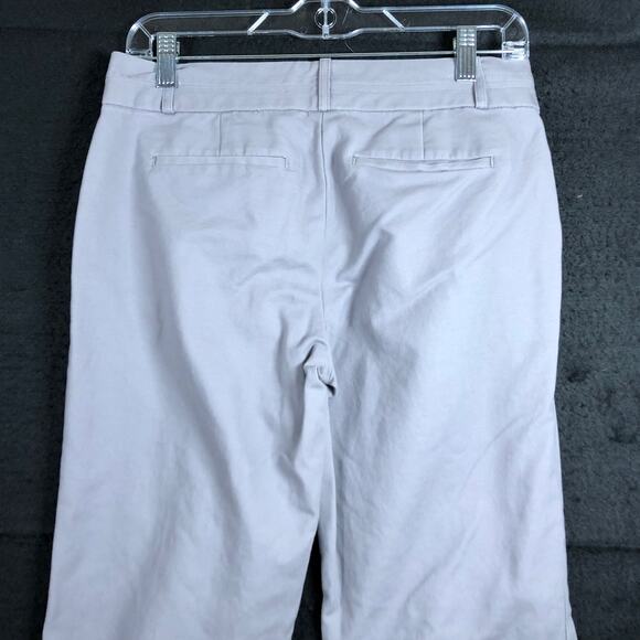 Banana Republic Womens Pants Purple Gray Mid Rise Martin Fit Straight Stretch 6 - Picture 11 of 12